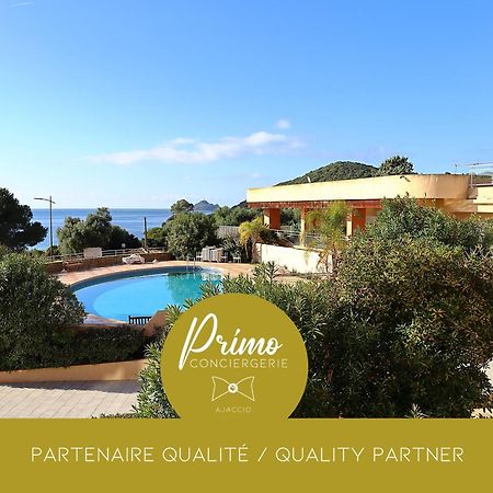 Superbe T2 Vue Mer - Piscine & Plage A 100M Ajaccio  Ngoại thất bức ảnh