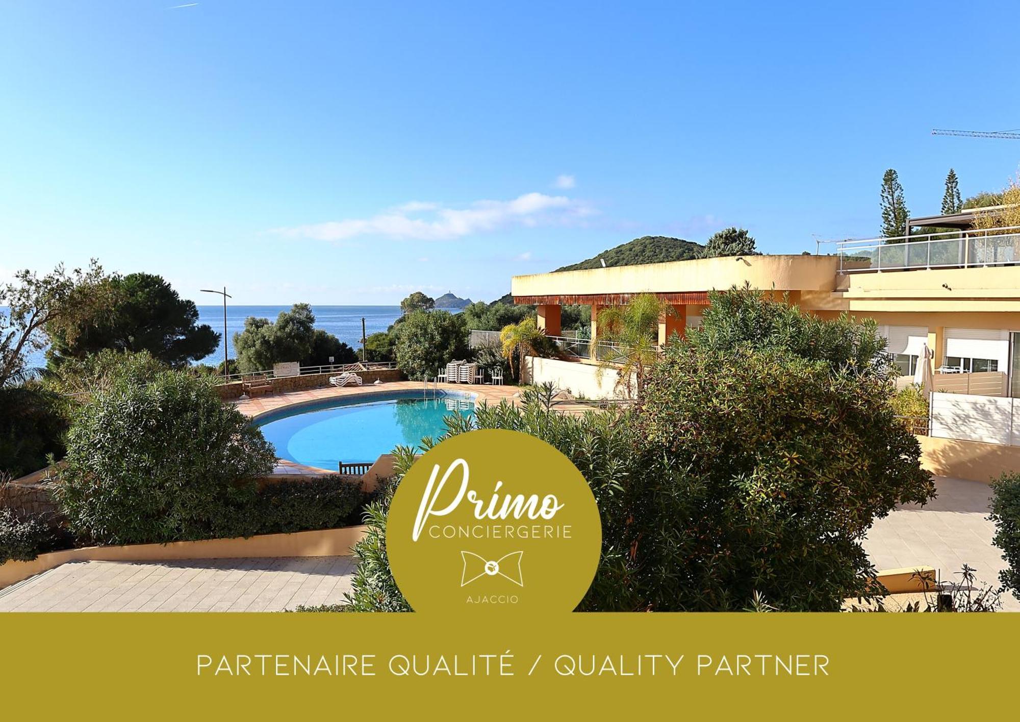 Superbe T2 Vue Mer - Piscine & Plage A 100M Ajaccio  Ngoại thất bức ảnh